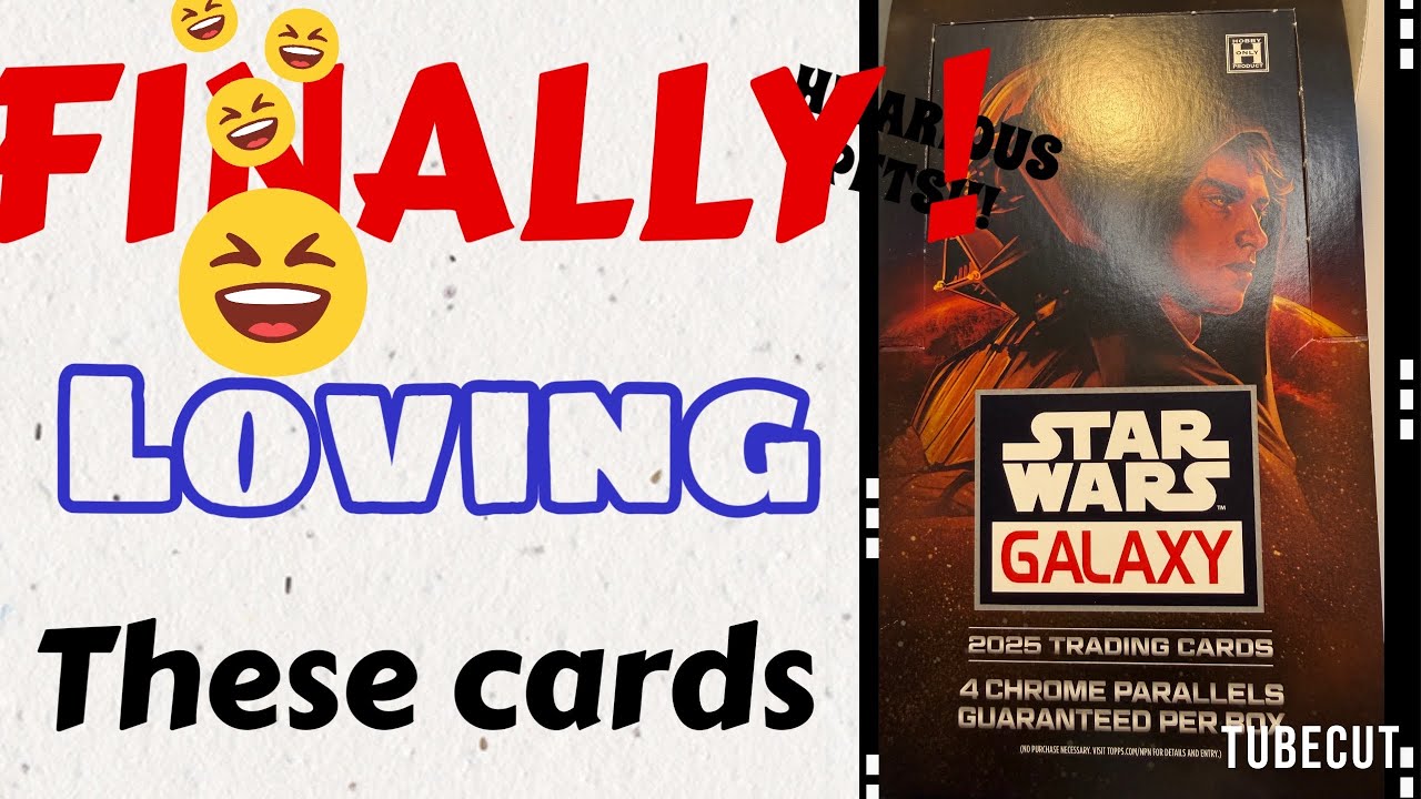 НОВИНКА! Распаковка коллекционной коробки Topps Chrome Star Wars Galaxy 2025 года! Обожаю эти кар...