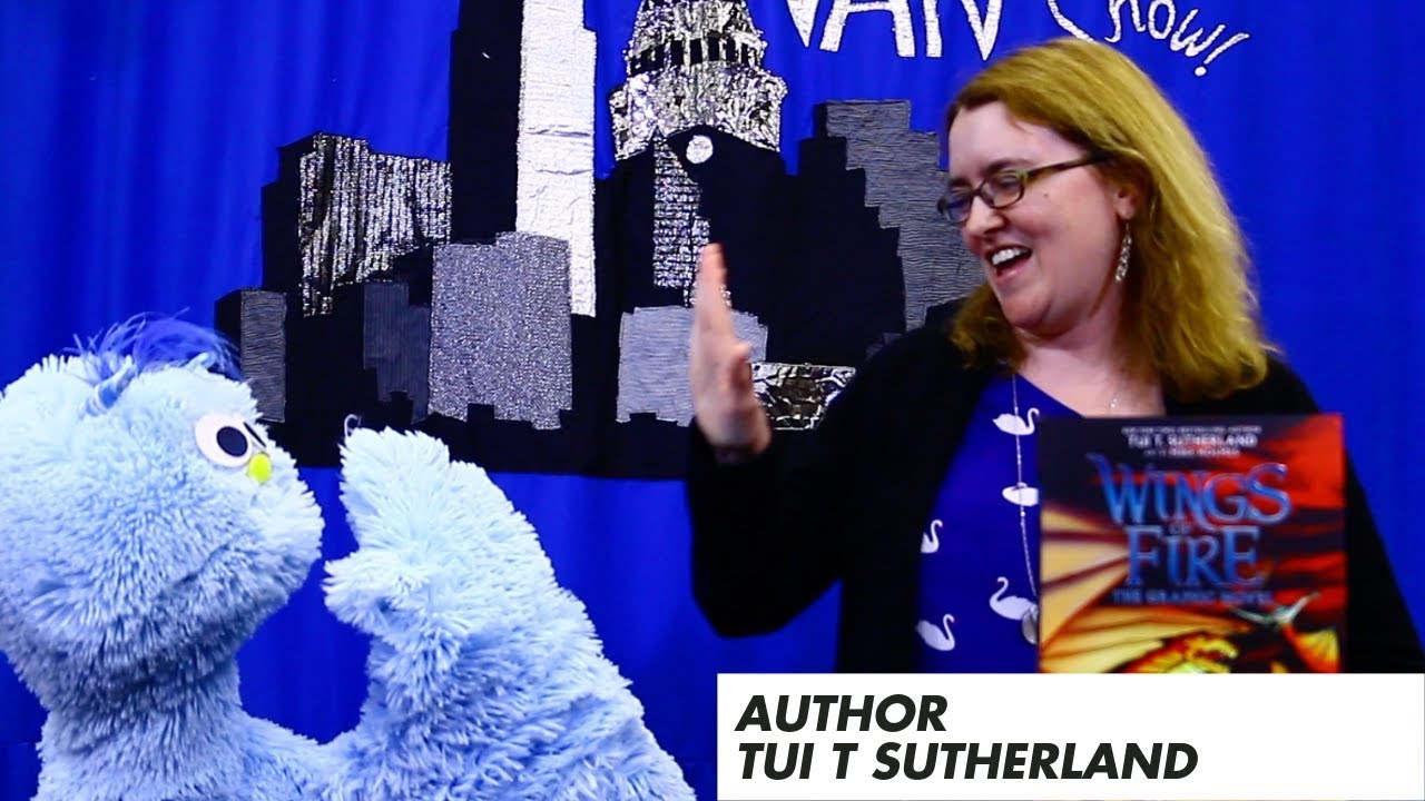 Author Tui T Sutherland shares her life in 1 Min on The Van Show