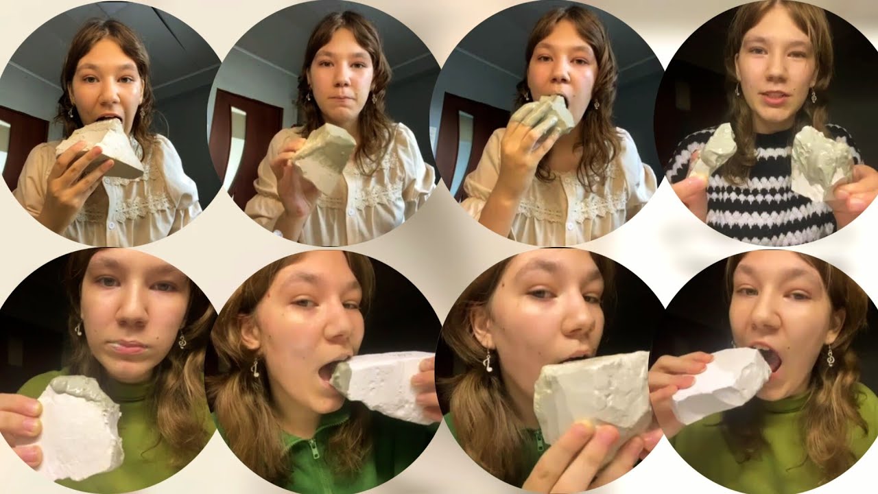 Wet Chalk with Paste Compilation | Мокрый мел с пастой | Soft Crunch #asmr #softcrunch