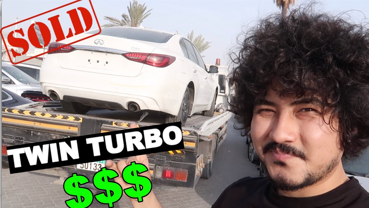Bought A Crashed  Infiniti Q50 Twin Turbo In 5 Minutes !!! ( INSANE PRICES )
