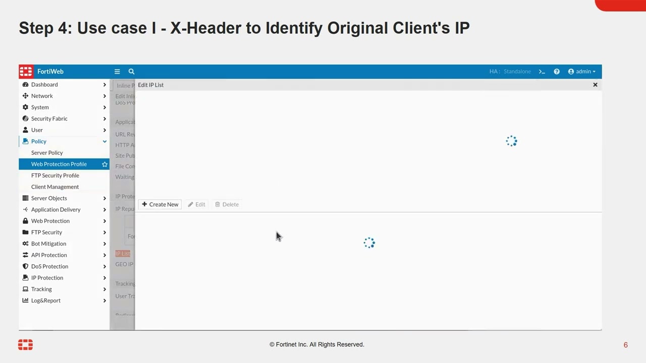 FortiWeb: How to use the X-Forwarded-For Header to Identify Real Client IPs