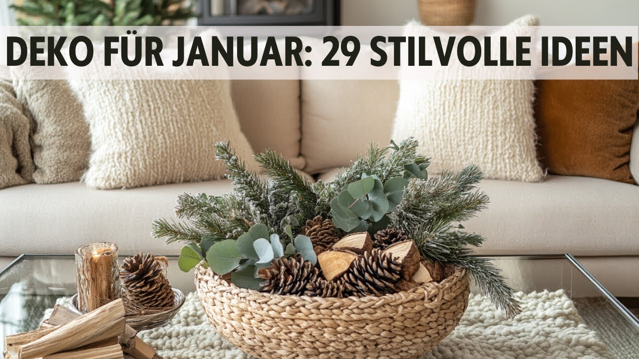 Deko für Januar: 29 Stilvolle Inspirationen für dein Zuhause!