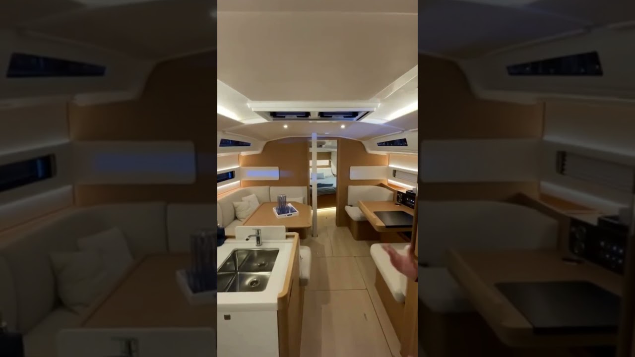 Sneak Peek Sun Odyssey 415 in Cannes #sunodyssey #sunodyssey415 #jeanneau #annapolissailboatshow