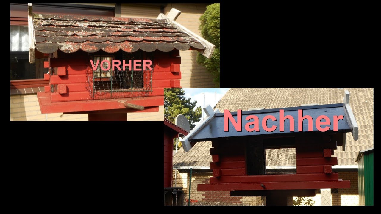 Ich habe das Futterhaus renoviert!