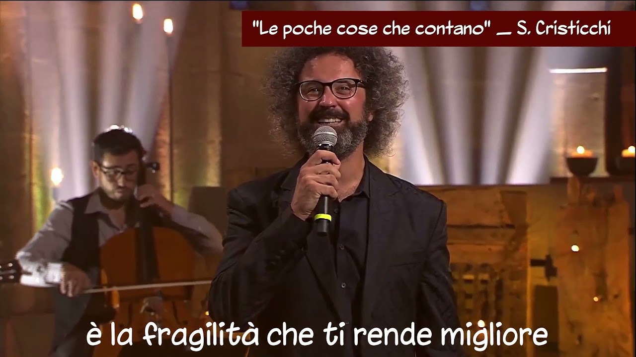 Cristicchi Le poche cose che contano