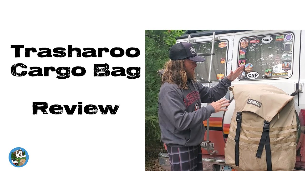 Trasharoo tire mount cargo bag is so helpful!