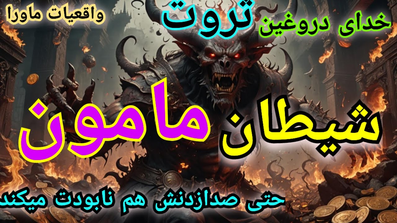 ⛔حتی اگر صدایش کنید زندگیتان را نابودخواهد کرد😱، رازناگفته جادوگران، شیطان مامون،⛔بهیچ وجه انجام نده