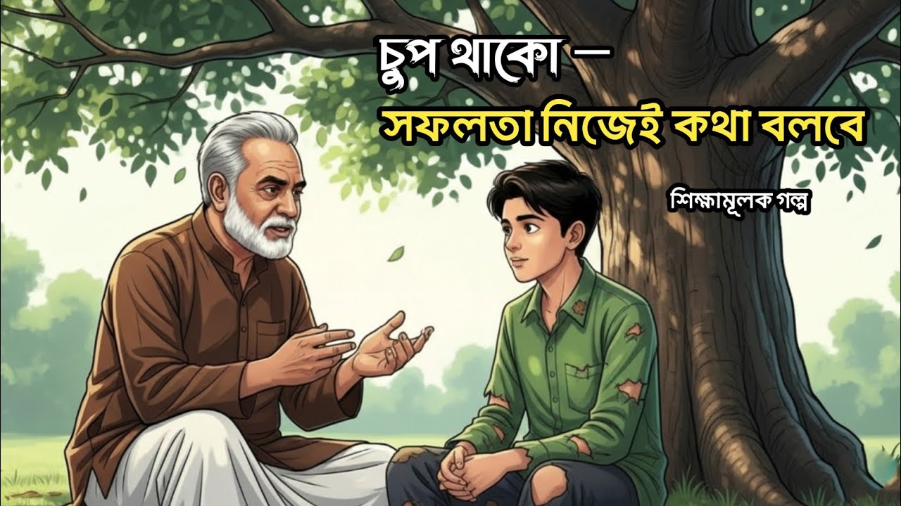 চুপ থাকো — সফলতা নিজেই কথা বলবে। শিক্ষামূলক গল্প। The power of silence।