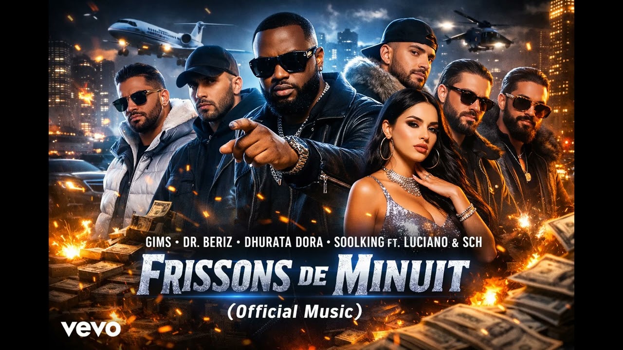 GIMS ft. Dr. Beriz, Insolent, Dhurata Dora, Luciano, Soolking & SCH – Frissons de Minuit