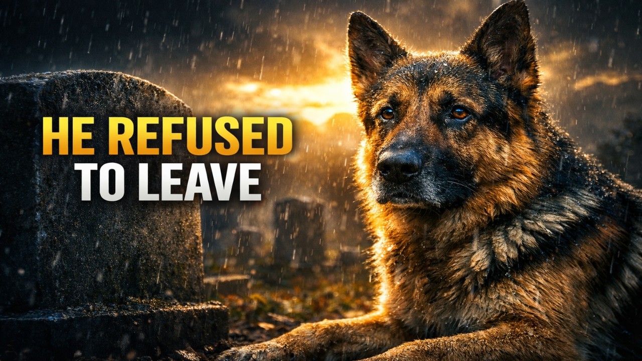 Dog Refused to Leave His Owner’s Grave… Then Something Incredible Happened 😭