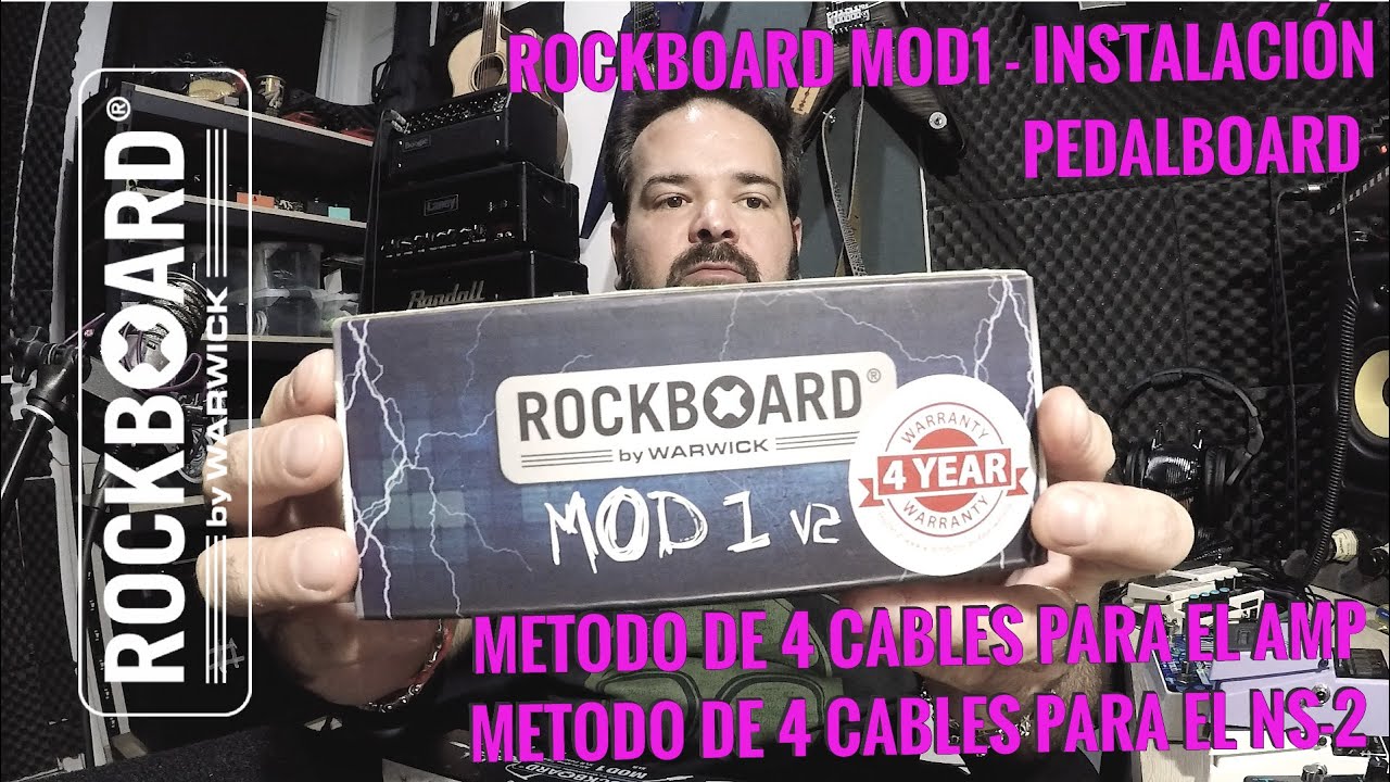 Rockboard MOD1 - Pedalboard - 4 cable method