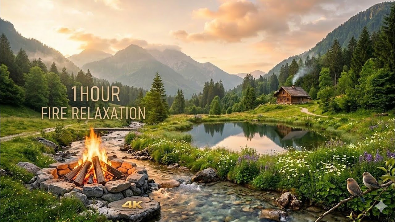 Relaxing Crackling Fireplace Sound (4K UHD)
