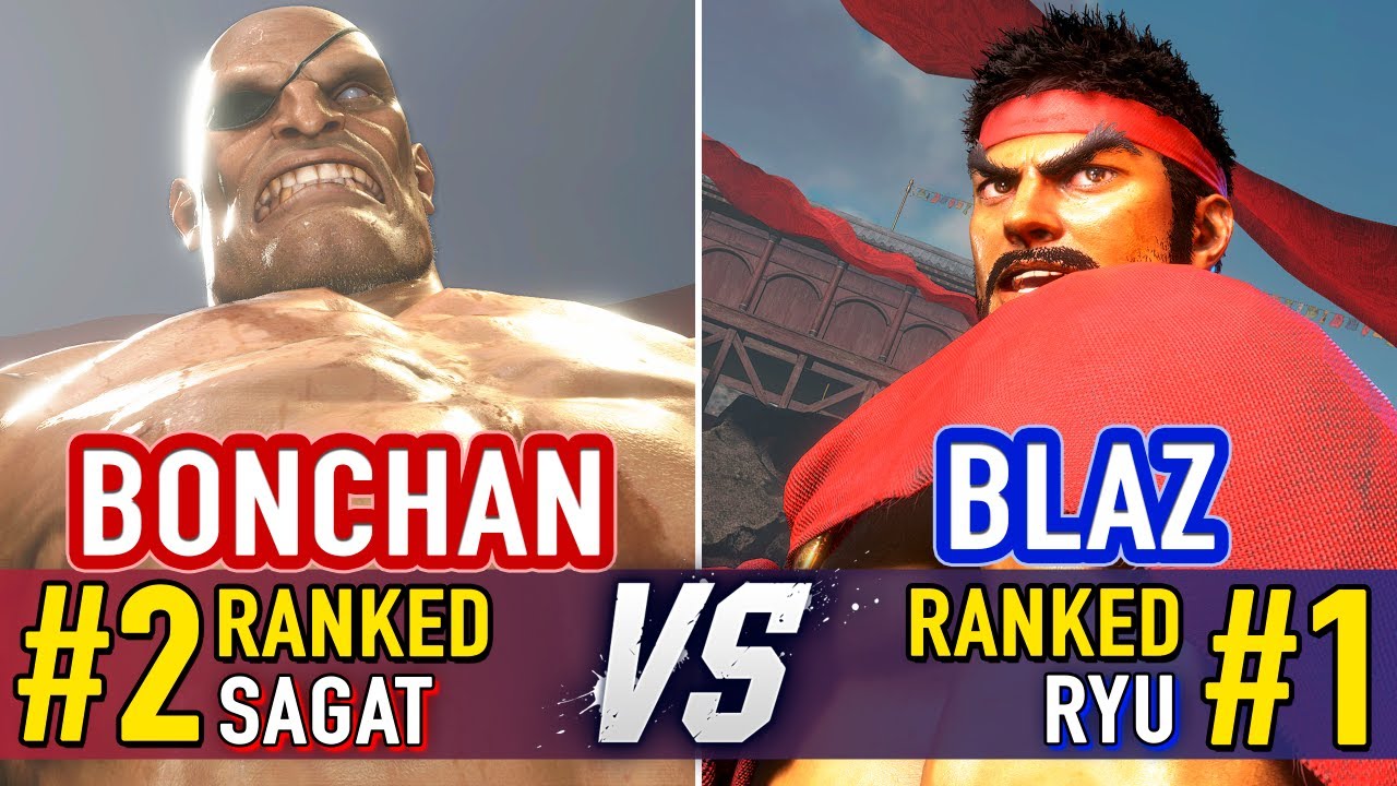 SF6 🤜 Bonchan (#2 Ranked Sagat) vs Blaz (#1 Ranked Ryu) 🤛 SF6 High Level Gameplay