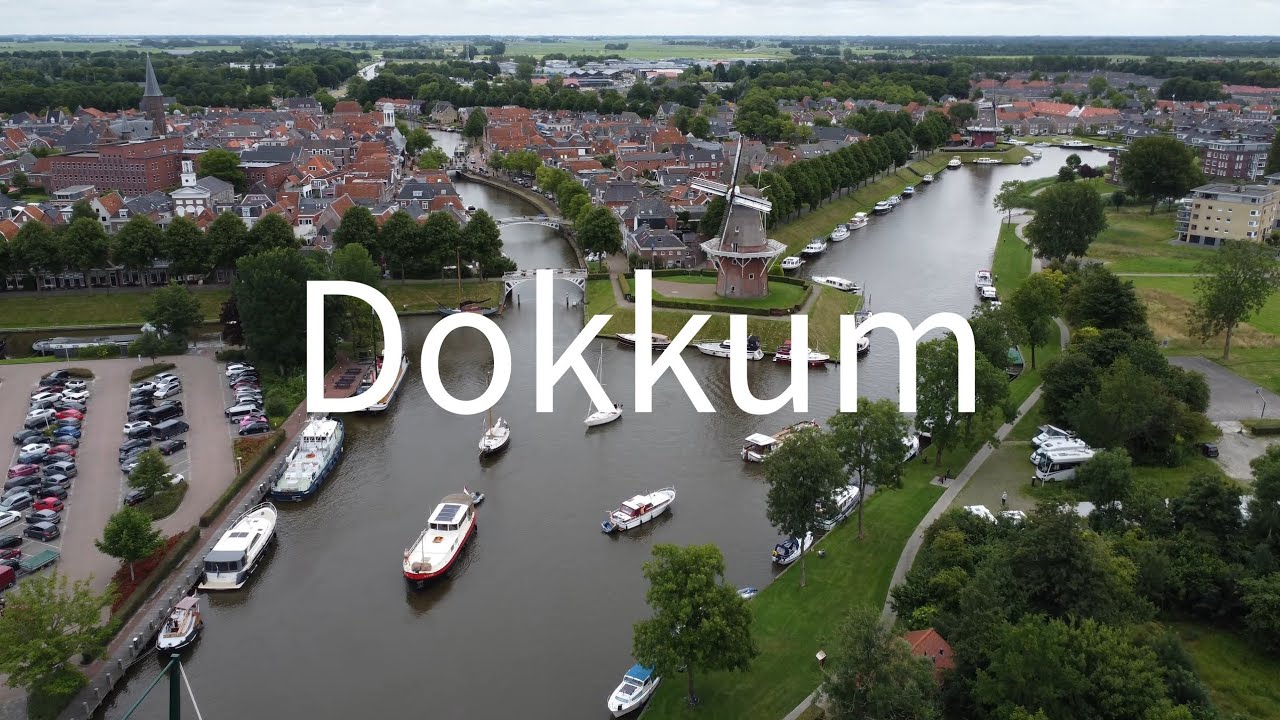 Drone flight above Dokkum - Flight #4 - 4K