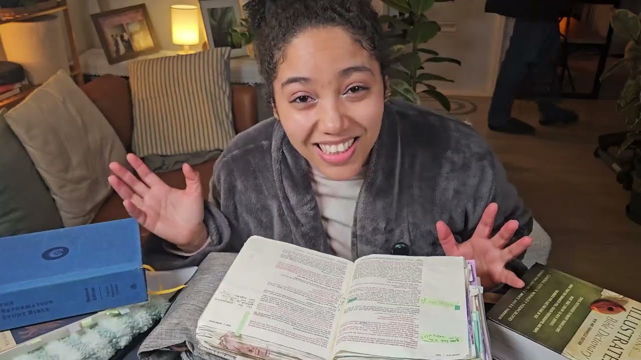 I filmed a REALISTIC After-Work Bible Study so You STOP Feeling Guilty | Bible Flip-Through 