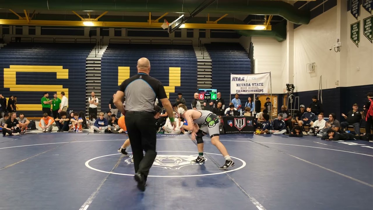 2026 NIAA 5A Southern Regionals - 157 lbs 1st place match (Tristan Johns//BGHS v Isaac Balden//SLAM)