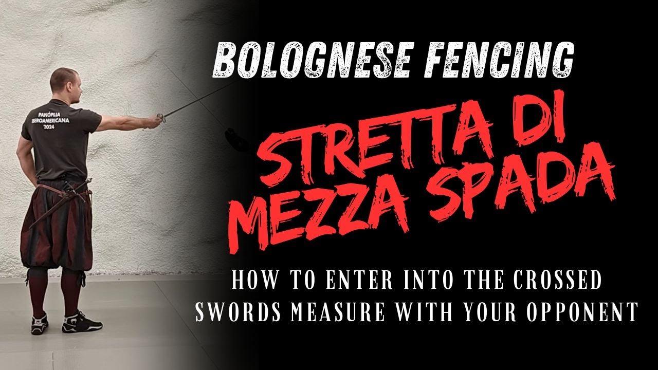 Learn historical fencing online: How to enter into the crossed swords measure with your opponent