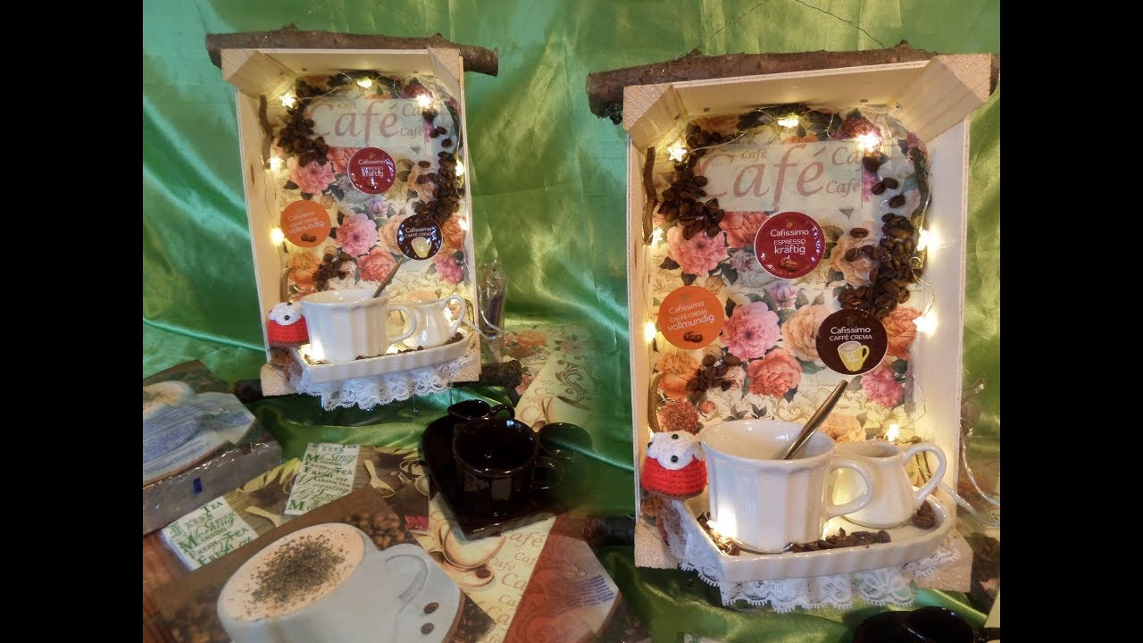 DIY: Tolle  DEKO aus einer Mandarinen-Kiste, OBST-Kiste SELBER MACHEN :)) UPCYCLING