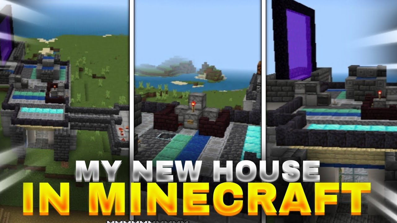 My New House in Minecraft 😍#minecraftpe #gamingbro