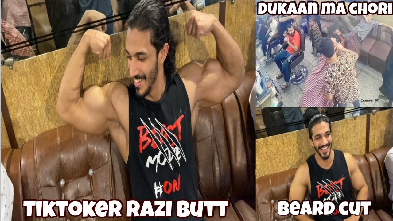 Thief In My Shop ||Mobile Chori ho Gaya || TikTok Razi Butt Beard Cut