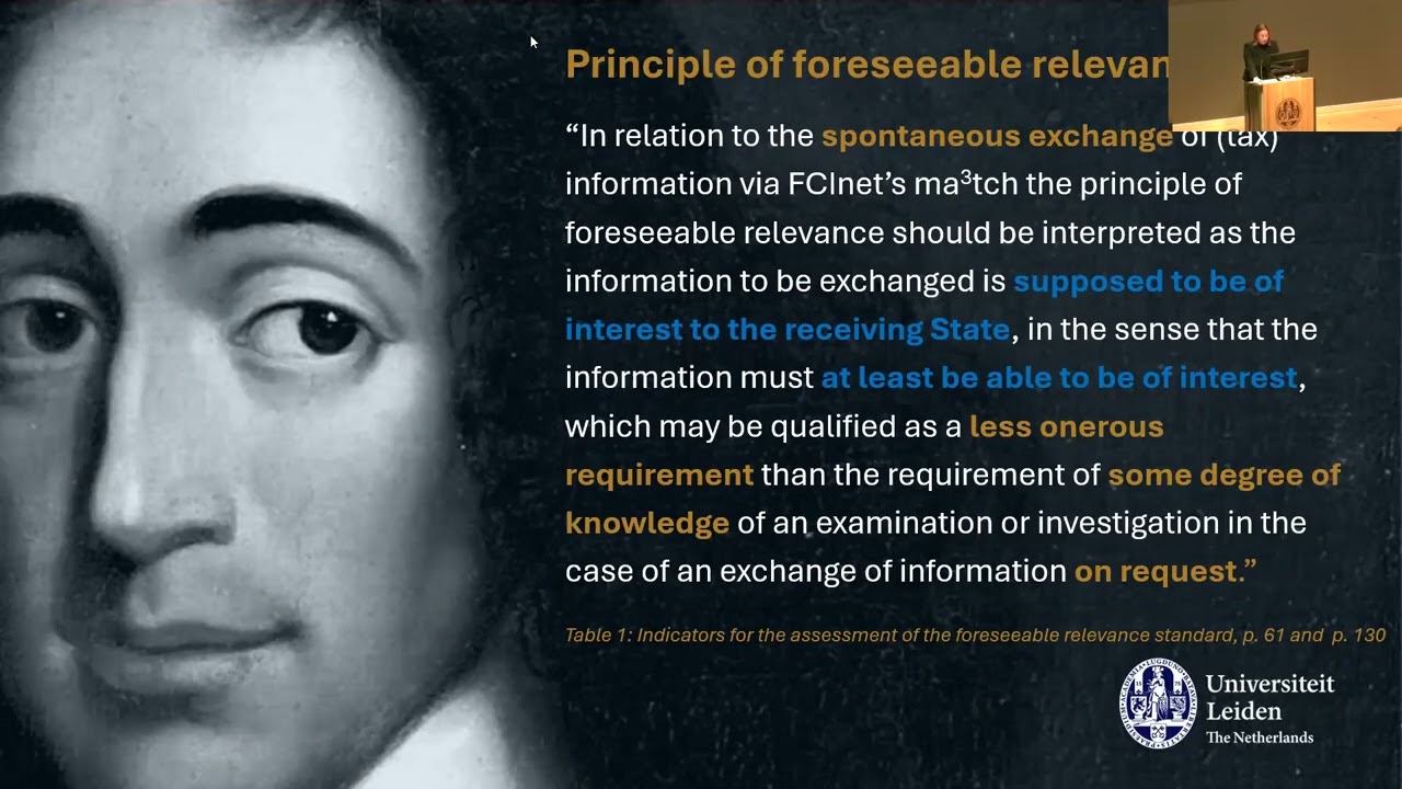 The Standard of Foreseeable Relevance in Exchange of Information:The use of FCInet ma3tch technology