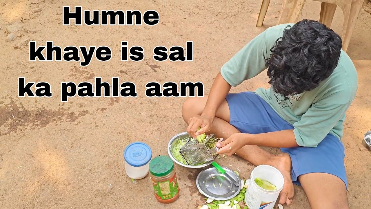 Humne khaye is sal ka pahla aam🥭