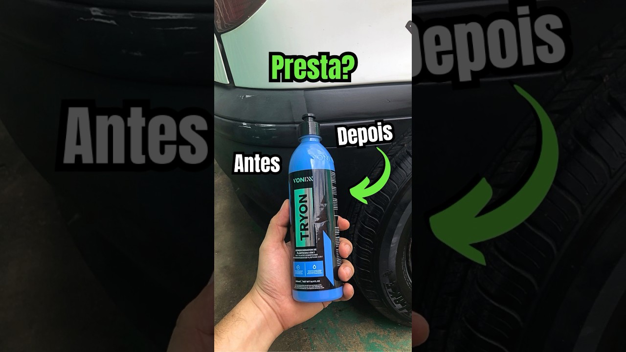 Esse Revitalizador de Pl&aacute;sticos e Borrachas Tryon da Vonixx Promete ser muito Bom! Ser&aacute;? 🤔
