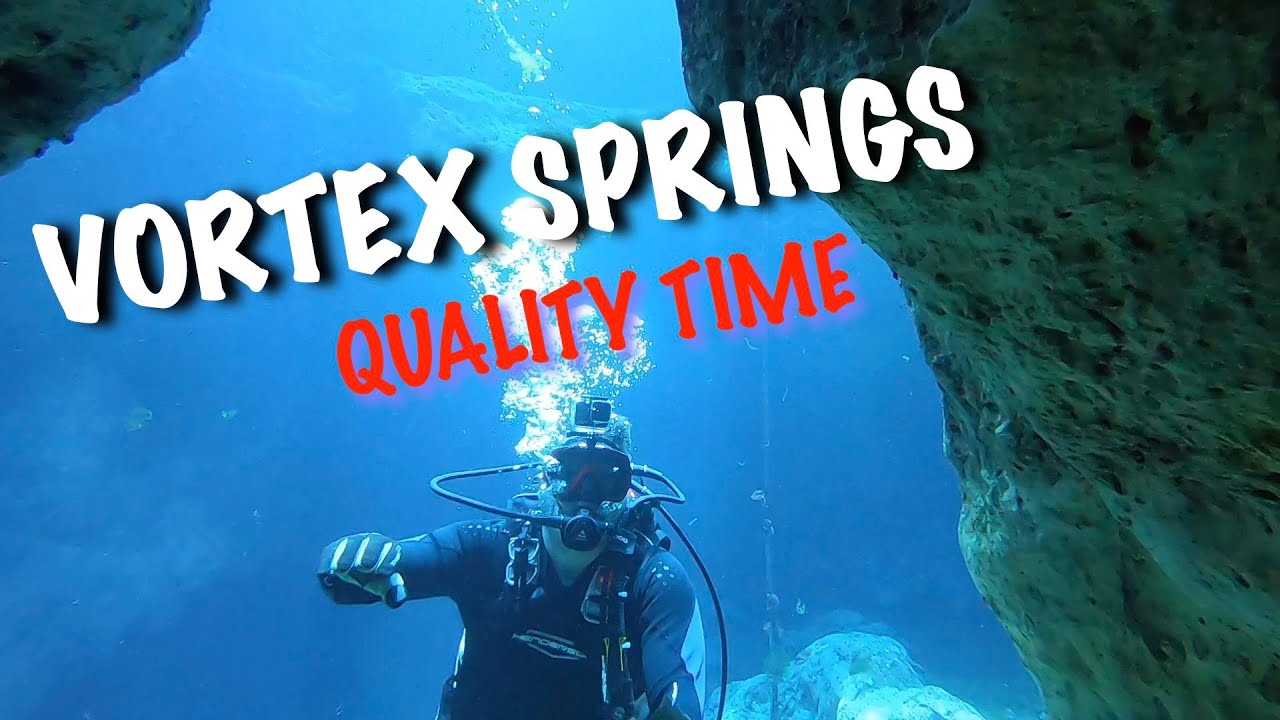 Florida Vortex Springs Diving: CRYSTAL CLEAR WATER