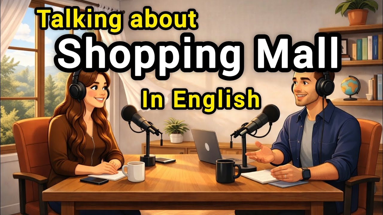 Talking about Shopping mall in English | Learn English with Real English Conversation