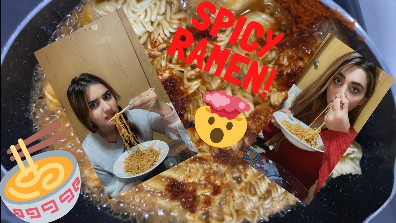 SPICY RAMEN! 🍜 ft. Alishbah Anjum. 🍲