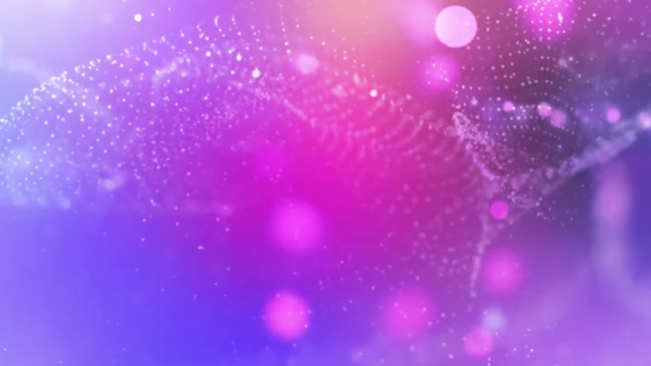 Abstract Purple Blue Gradient with Sparkling Bokeh Particles Background Loop 4K