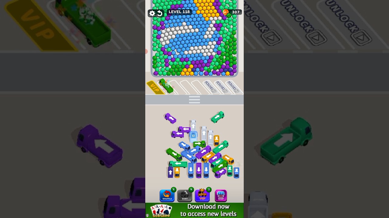 Bubble Bus 🚌: Parking Jam Puzzle Game level 118 gameplay walk-through 2026#Game#gaming