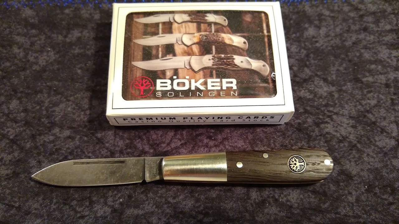 2021 Boker Barlow #100503 (Bog Oak Wood)