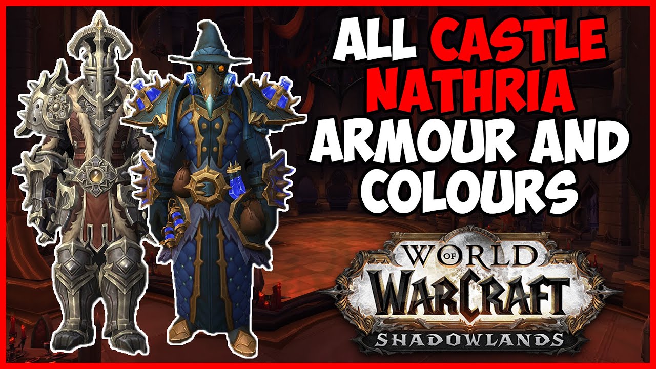 ALL Castle Nathria Armour Sets and Colours - WoW Shadowlands