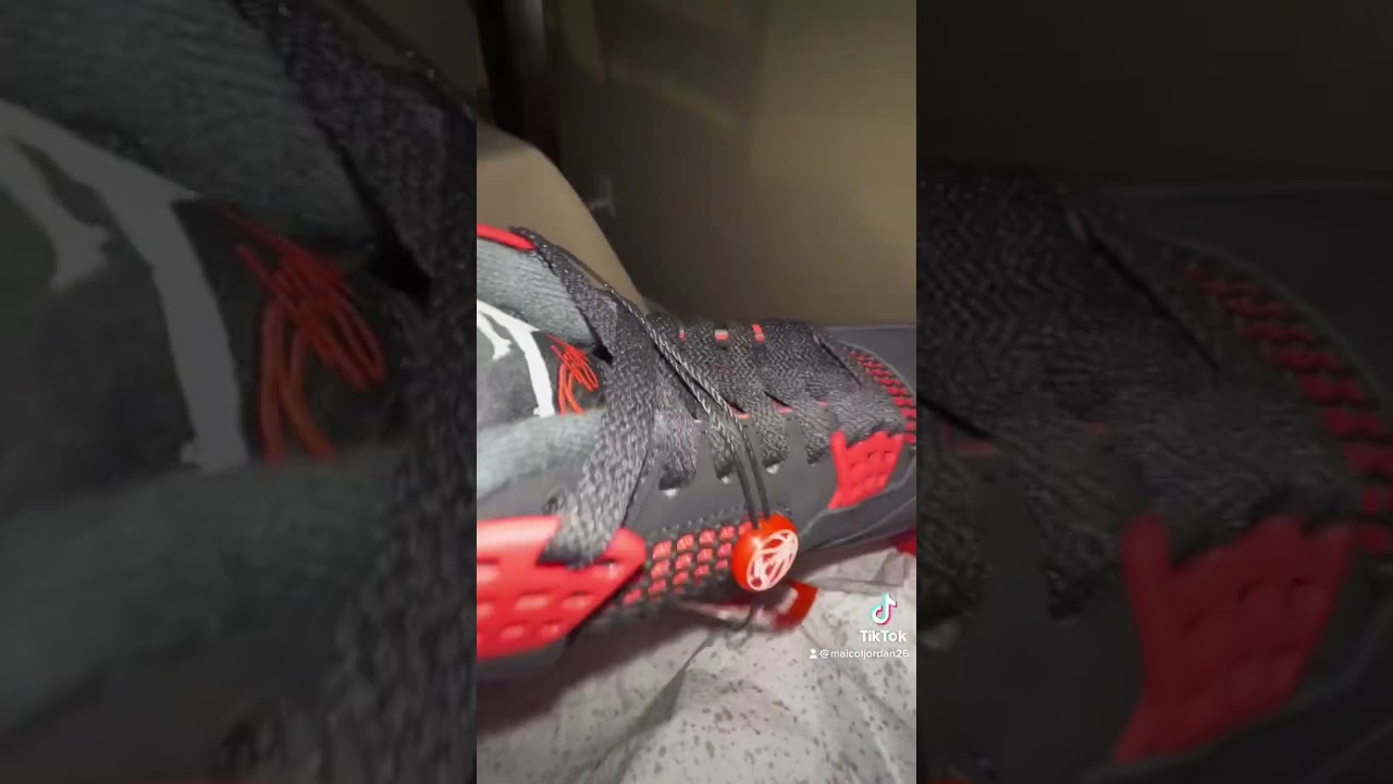 Jordan 4 retro red thunder original...🦂