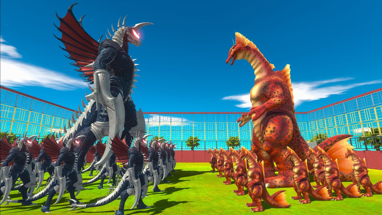 Growing Gigan 2019 VS Titanosaurus Kaiju Monster War | Who will Win?