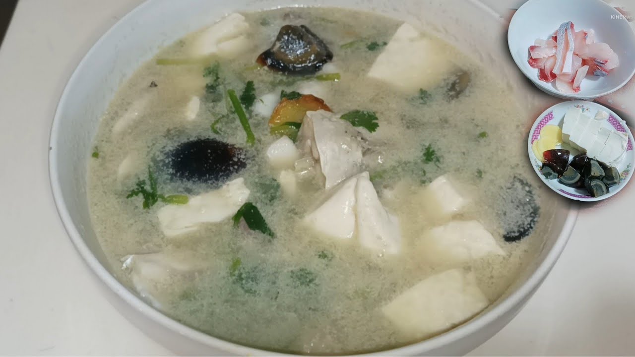 Sup ikan dan daun ketumbar||yinsai yiubin beitan dhong ala Hongkong