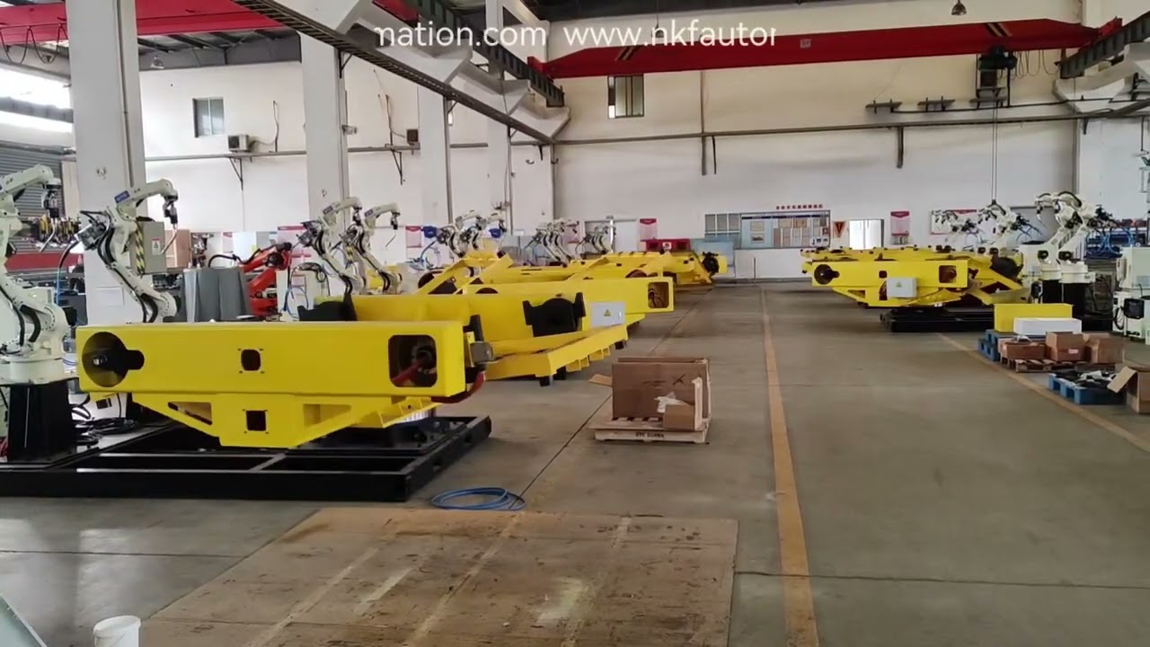 Our positioners, equipped with OTC welding robots