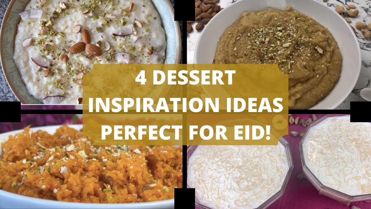 4 Eid Desserts Recipes • Indian Dessert Recipes • Quick Desserts For Eid & Ramadan • Simple Desserts