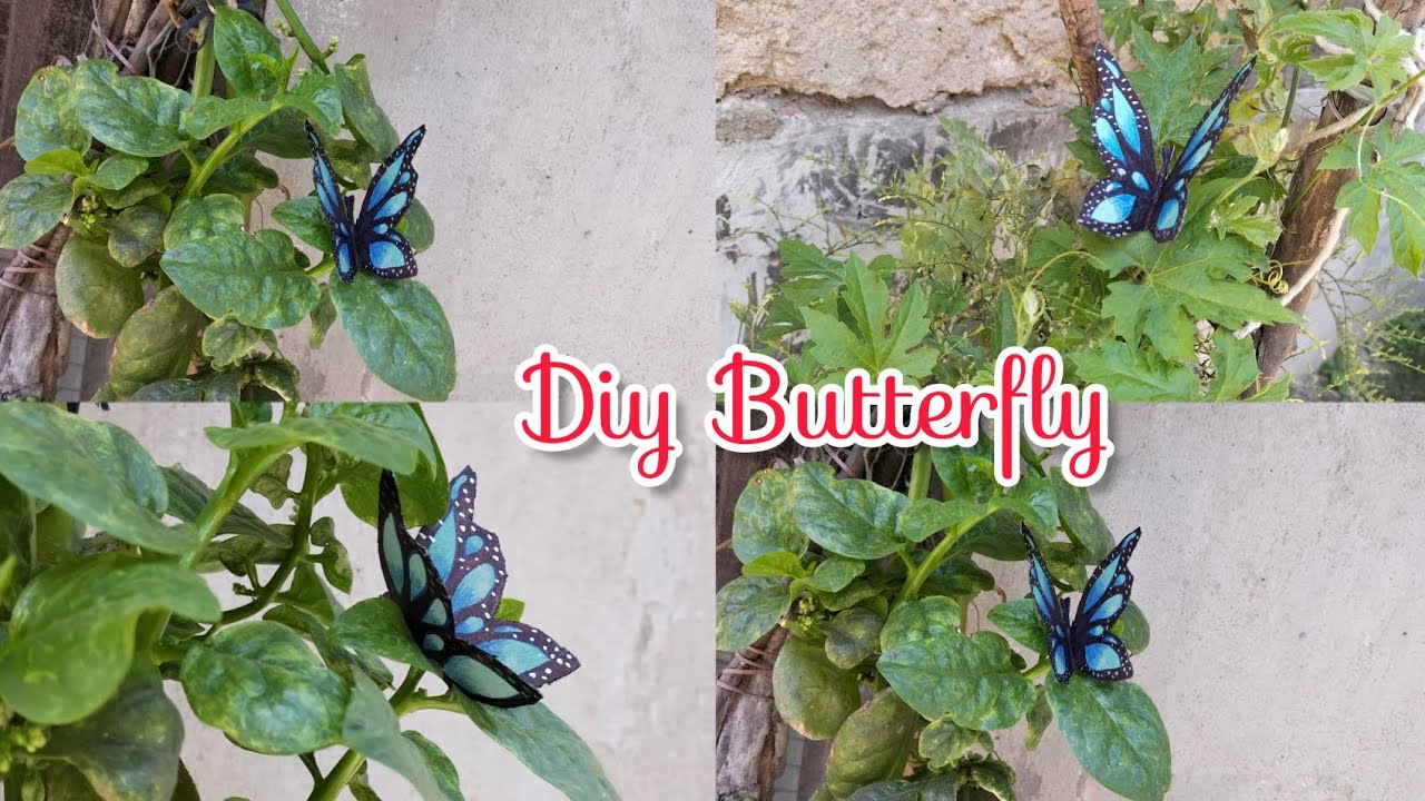 DIY Butterfly / easy way to making cardboard butterfly 