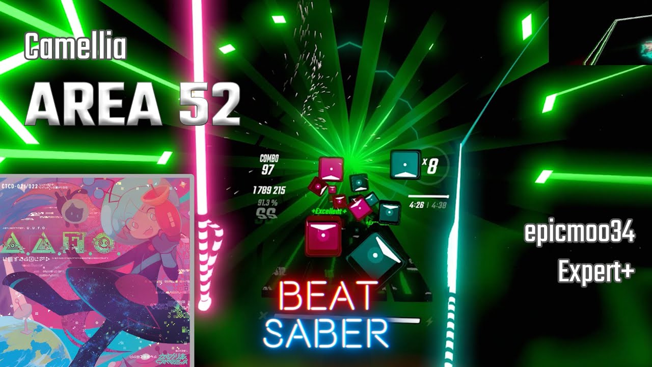 AHH IT'S SO GOOD | Camellia ft. Camellia - AREA 52 | Beat Saber