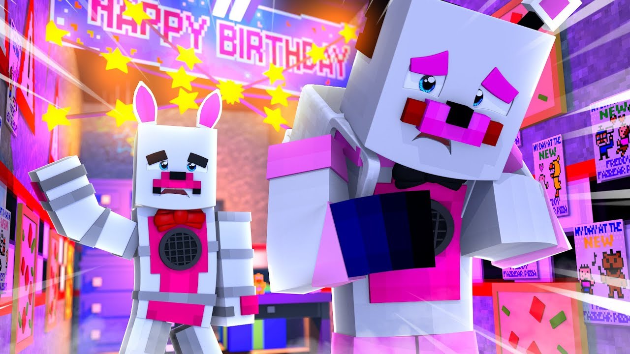 Фантайм Фредди уходит и покидает Sister Location! Minecraft FNAF Roleplay