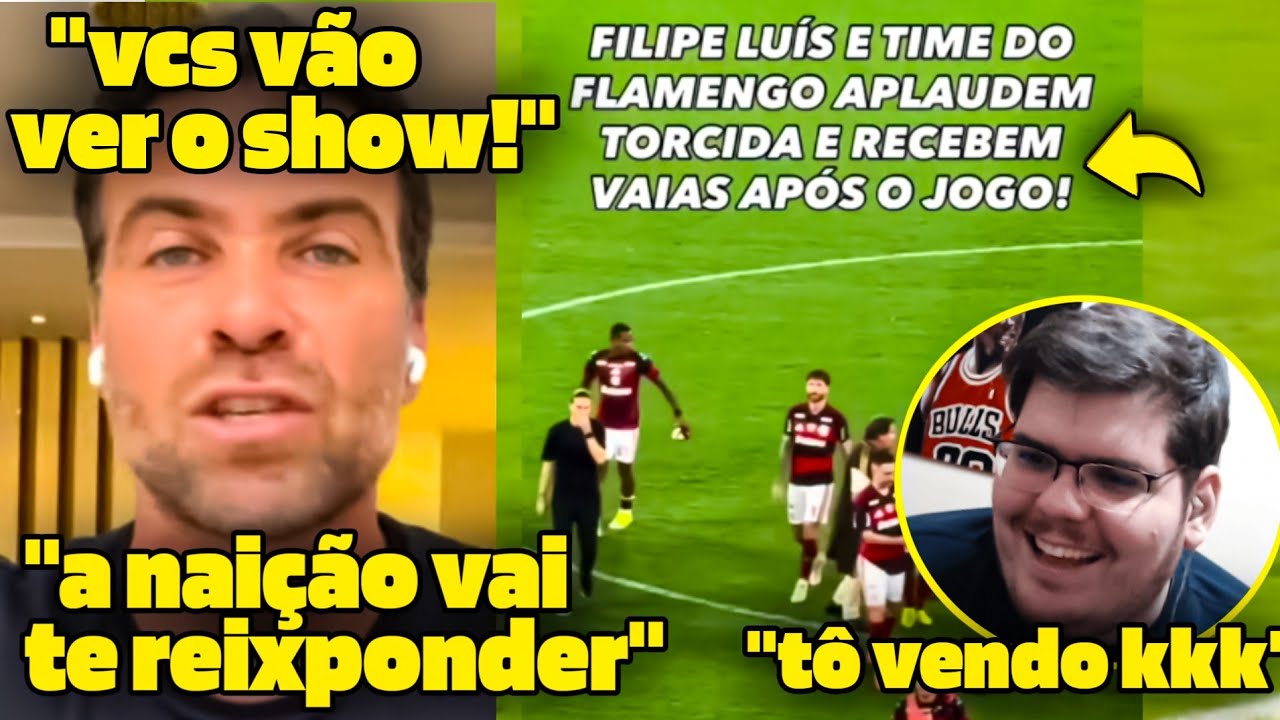 "NUNCA DECEPCIONA"🤣PILHADO ATÉ TENTOU, MAS O CAZÉ TINHA RAZÃO SOBRE A TORCIDA DO FLAMENGO!