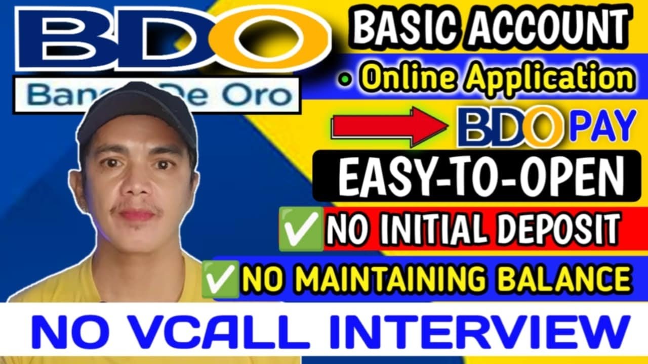 BDO BASIC ACCOUNT ONLINE OPENING | EASY TO OPEN | NO MORE VIDEO CALL INTERVIEW | By Small King Vlogs