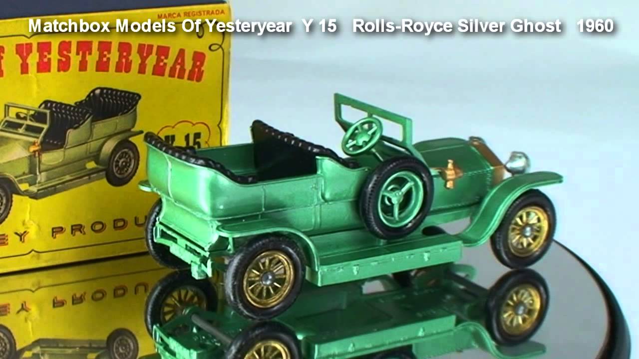 Matchbox Models Of Yesteryear  Y 15  1960 Rolls Royce Silver Ghost