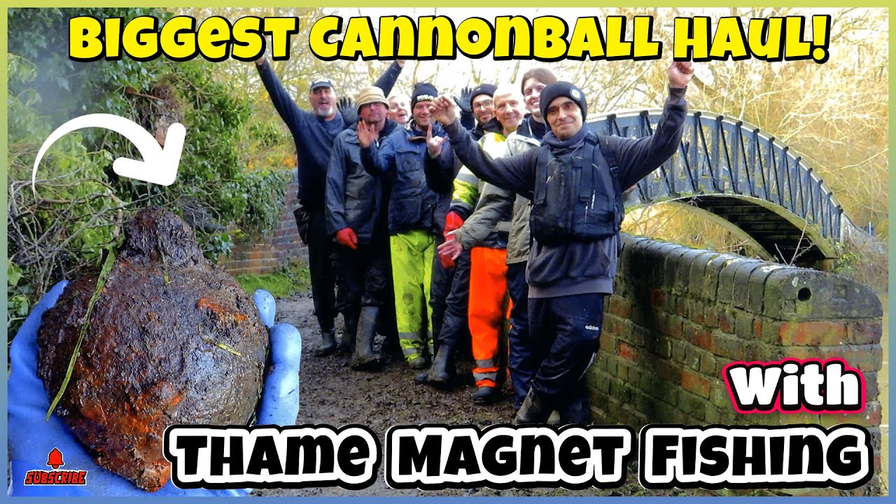 BACK at the HISTORIC Cannonball Bridge! | AMAZING Amount Out Of The River! w/ ThameMF
