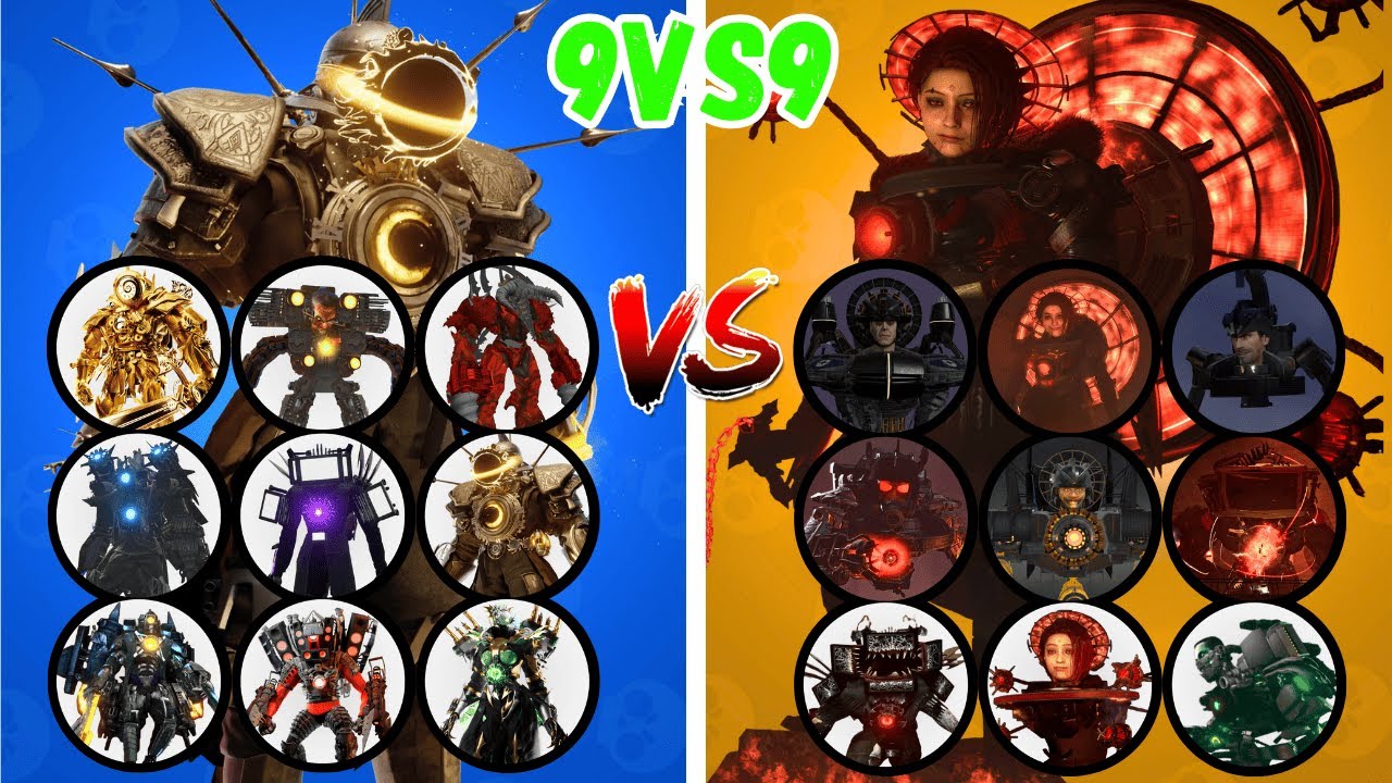 Skibidi Toilet 9VS9 Tournament! Astro duchess Titan vs Sinister Clockman
