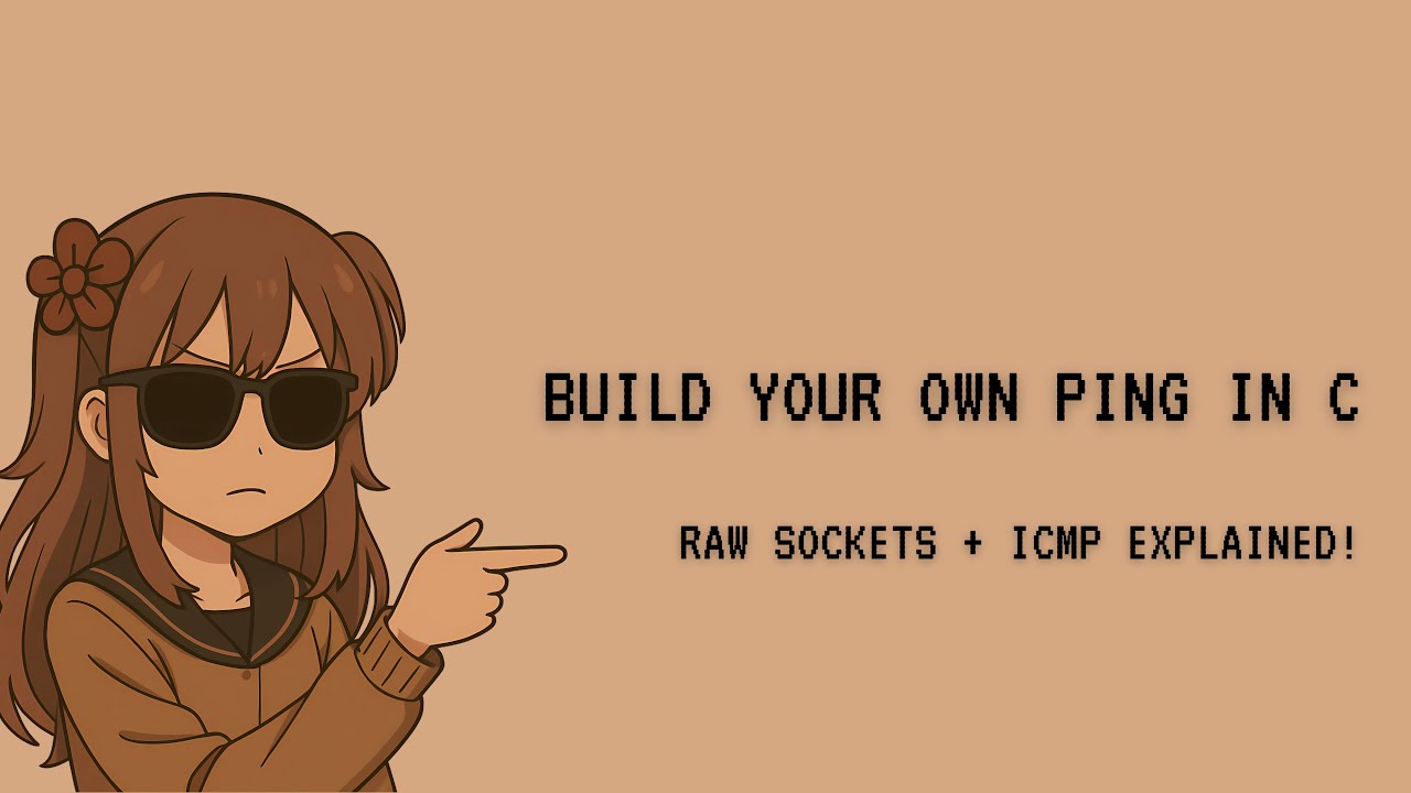 Build Your Own Ping in C | Raw Sockets + ICMP Explained!