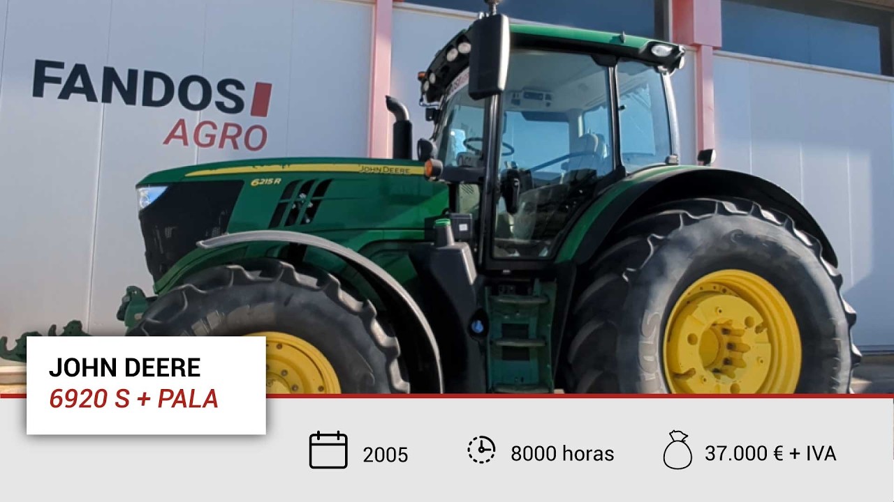 Tractor John Deere 6920S + PALA | FANDOS Agrocasión