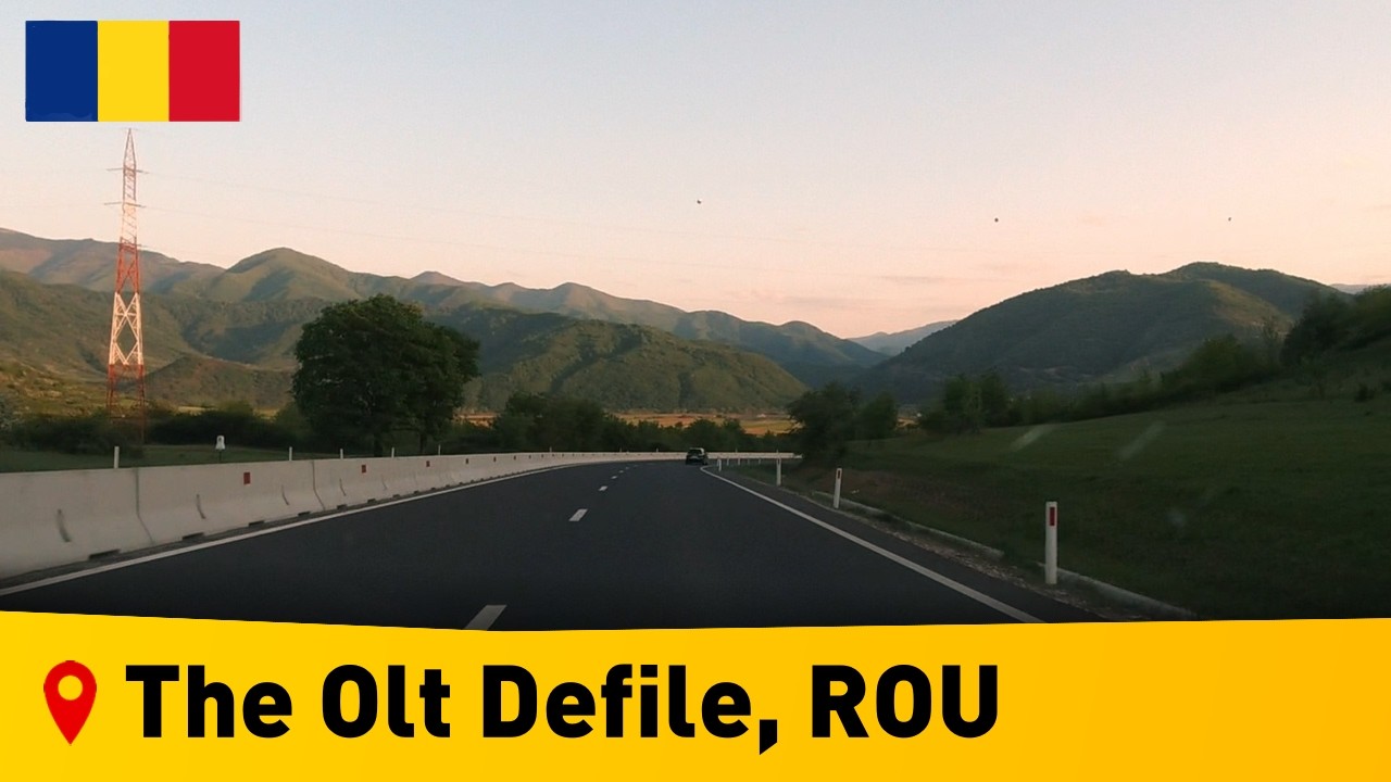 🔴 Romania,  Talmaciu → Boita → Lazaret • The Olt Defile (Valea Oltului) • DN7 / E81
